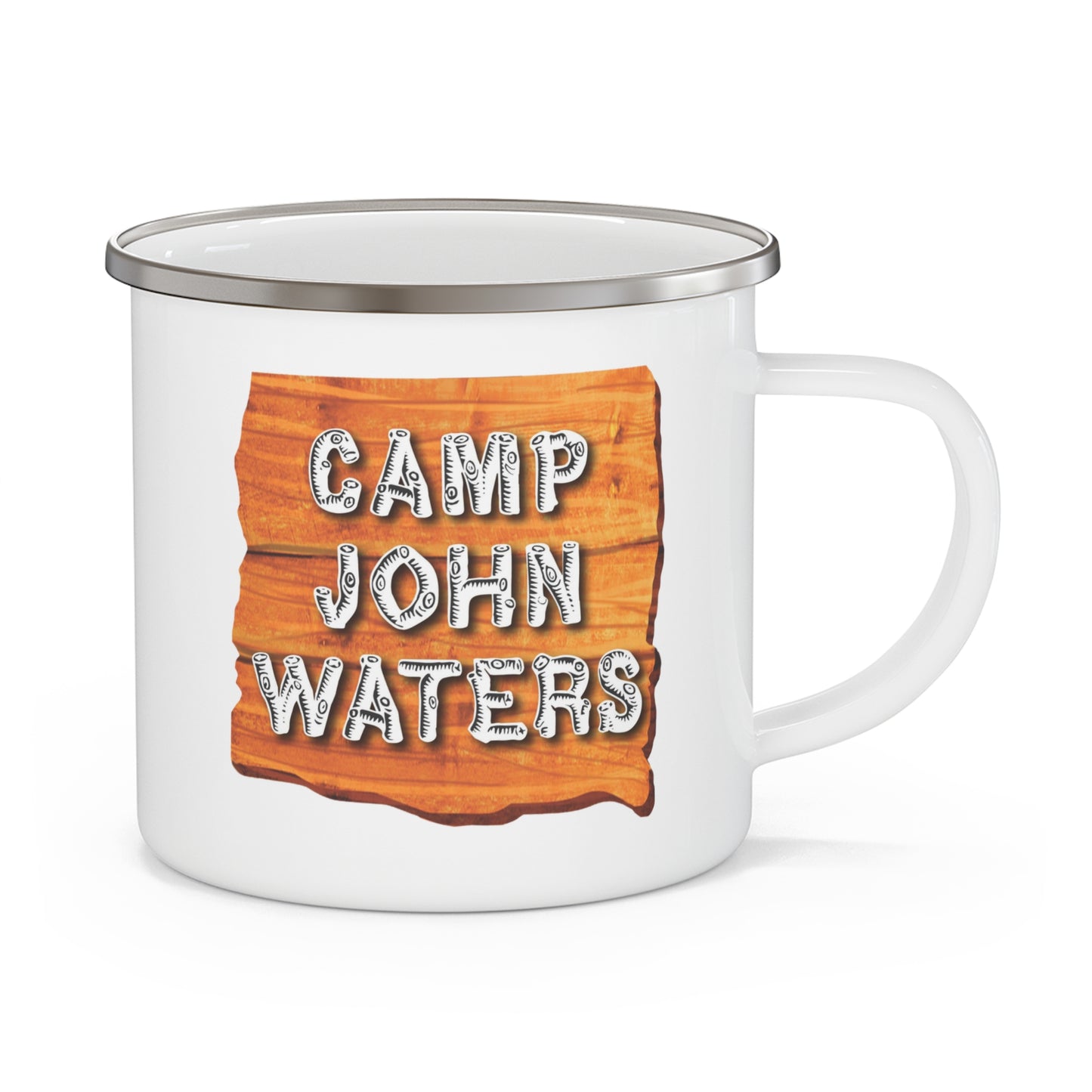 Camp John Waters Enamel Camping Mug