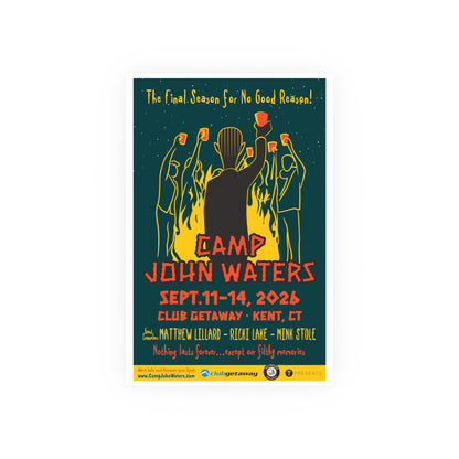 Camp John Waters Event Poster